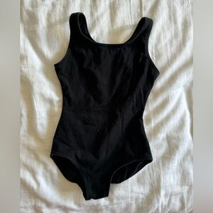 Dance Girls bodysuit, in black, Size: 5-6 years old